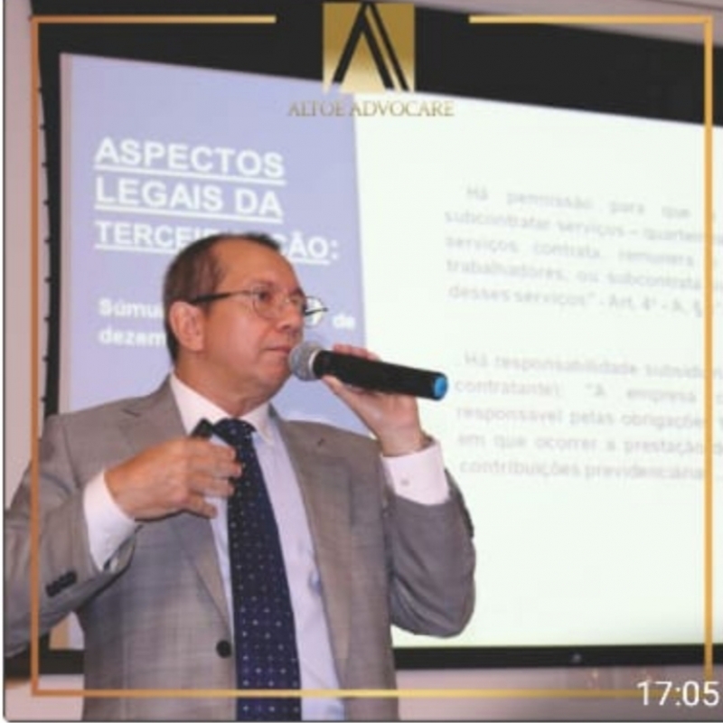 A reunião terá palestra do doutor em Direitos e Garantias Fundamentais, Marcelo Tolomei Teixeira
