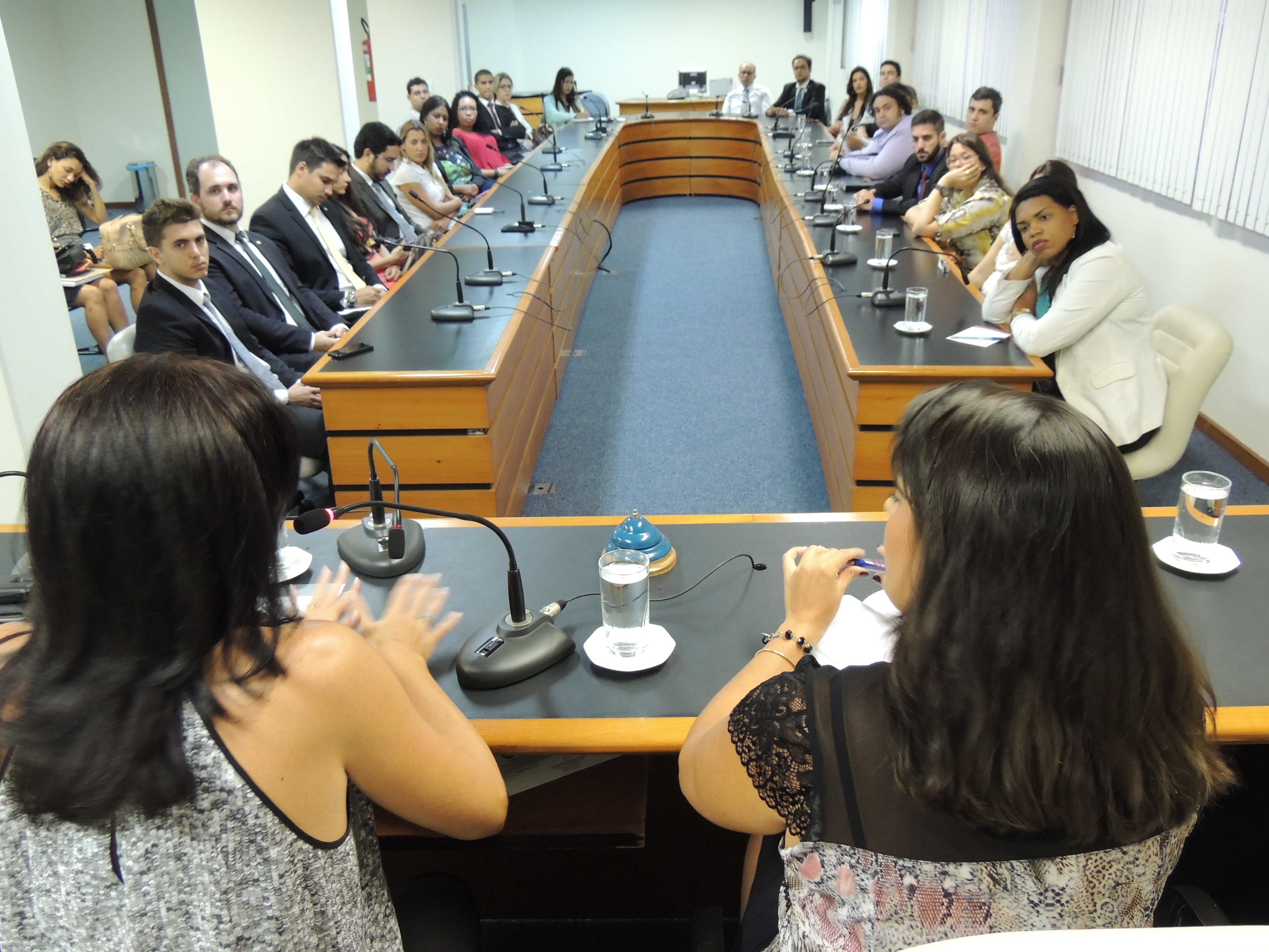 Reunião contou com a participação de muitos jovens advogados