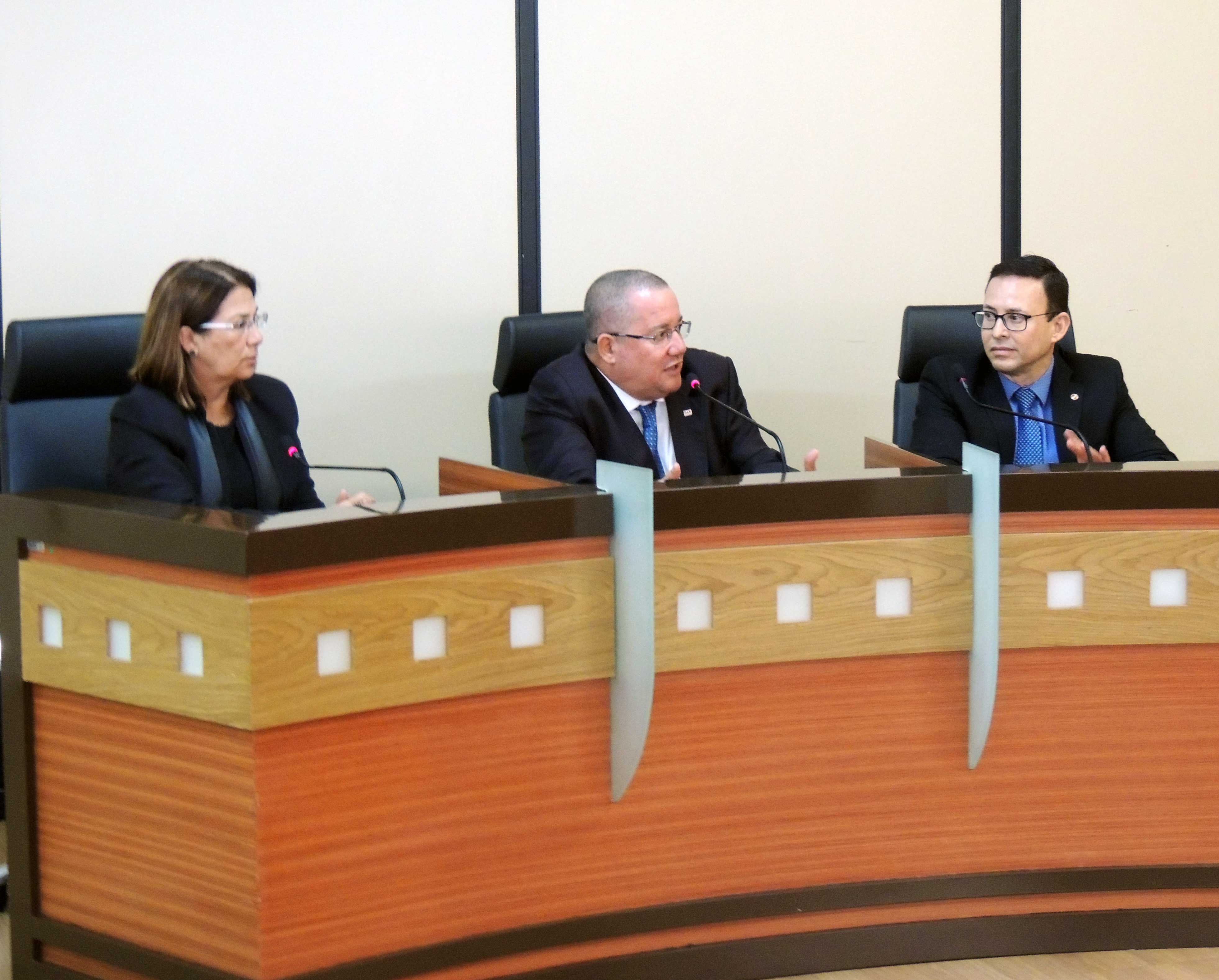 Homero Mafra, presidente da OAB-ES, discursa na abertura da inspe&ccedil;&atilde;o. Foto: Divulga&ccedil;&atilde;o. 
