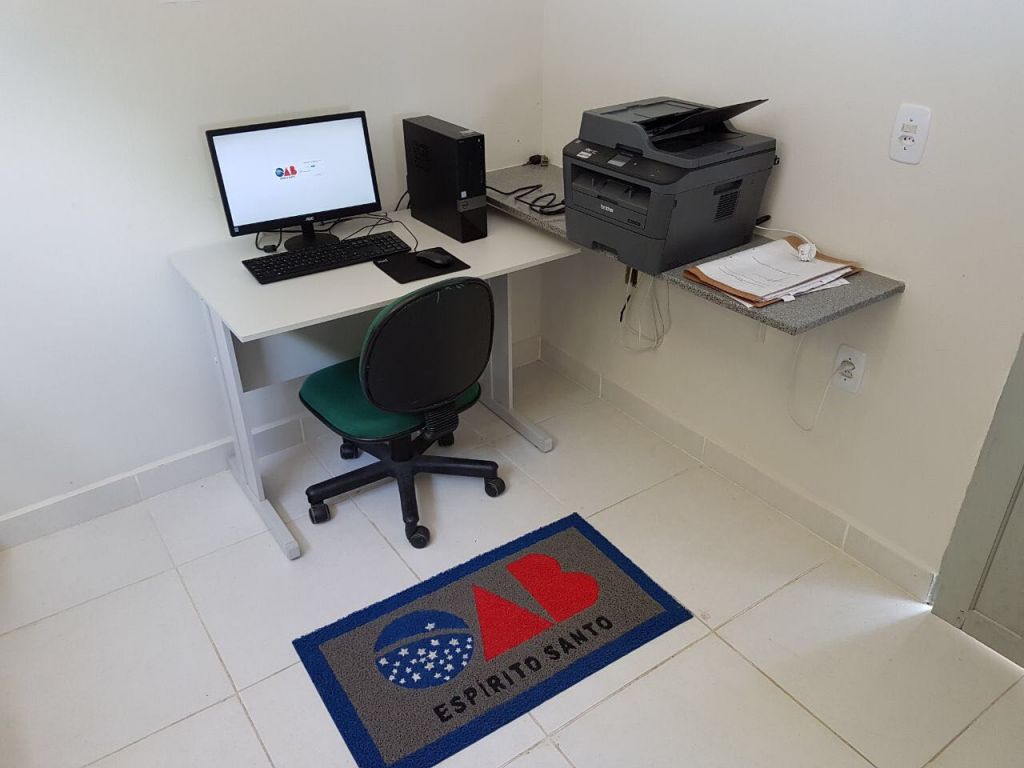 Penitenci&aacute;ria Regional de Linhares tamb&eacute;m passa a ter sala de apoio para a advocacia. Foto: Divulga&ccedil;&atilde;o