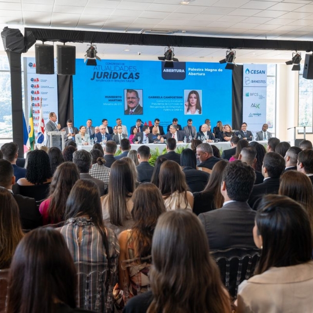 Congresso de Atualidades Jurídicas: Tendências e Direções futuras da OAB-ES reúne diversas personalidades jurídicas em Pedra Azul