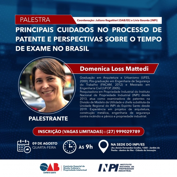 Patente é tema de debate entre OAB e INPI