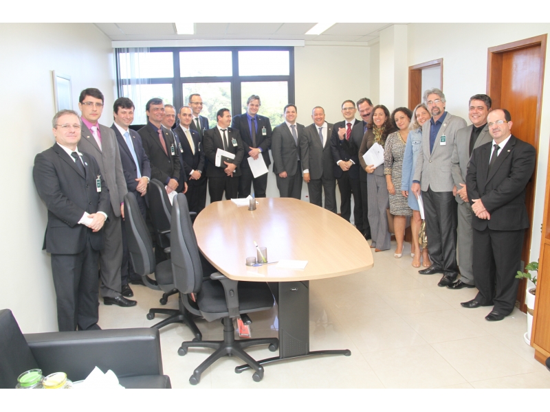 Audiência de Conciliação realizada na Justiça Federal. Foto: Divulgação Justiça Federal.