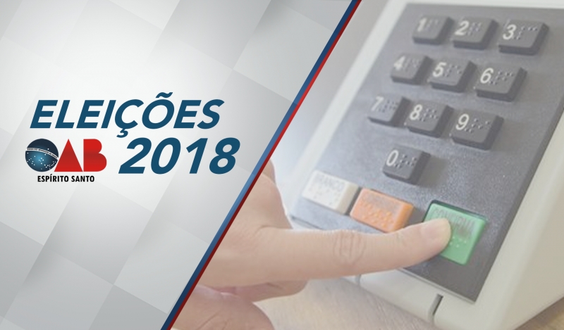 Duas novas alterações em chapas inscritas para eleições da OAB-ES 2018