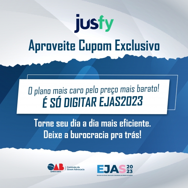 Advocacia capixaba ganha cupom exclusivo na plataforma Jusfy