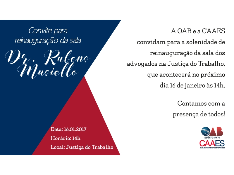 Inauguração será na próxima segunda (16), &agrave;s 14 horas. Foto: Divulgação/CAAES.