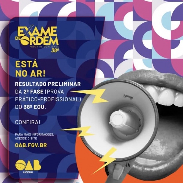 Confira o resultado preliminar da segunda fase do 38º Exame de Ordem Unificado