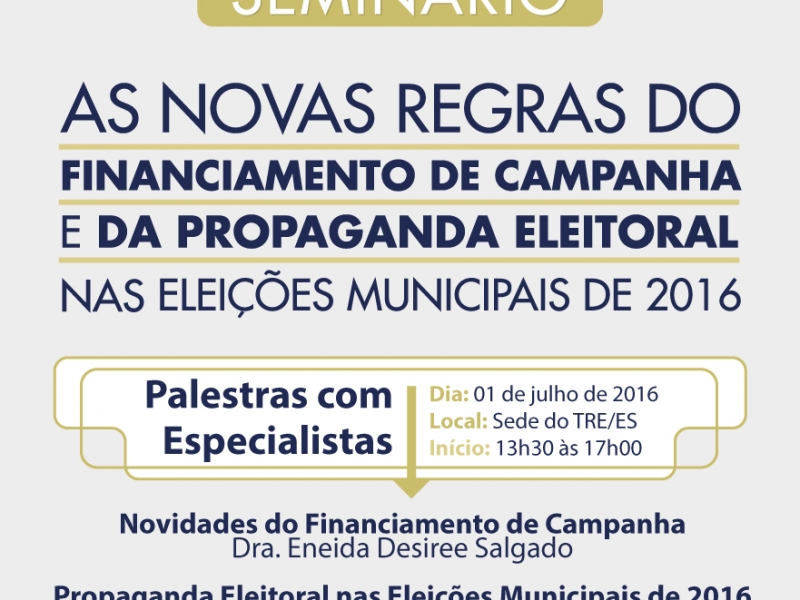 Seminário organizado pelo TRE-ES. Foto: Divulgação.