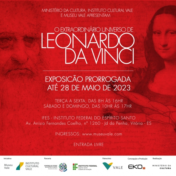 OAB-ES realiza visitas guiadas para exposição “O extraordinário universo de Leonardo da Vinci”