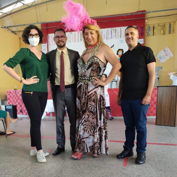 Comissão de Direitos Humanos da OAB-ES participa de evento com tema sobre Carnaval na PSME II
