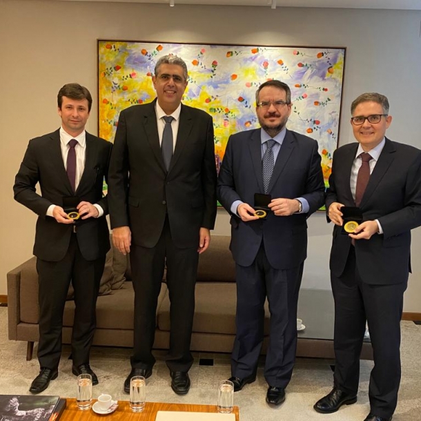 Presidente da OAB-ES recebe visita institucional de representante do Conselho Nacional do Ministério Público