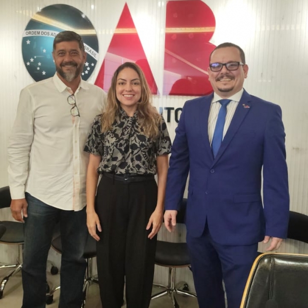 OAB-ES recebe visita institucional de procuradores do município de Jerônimo Monteiro