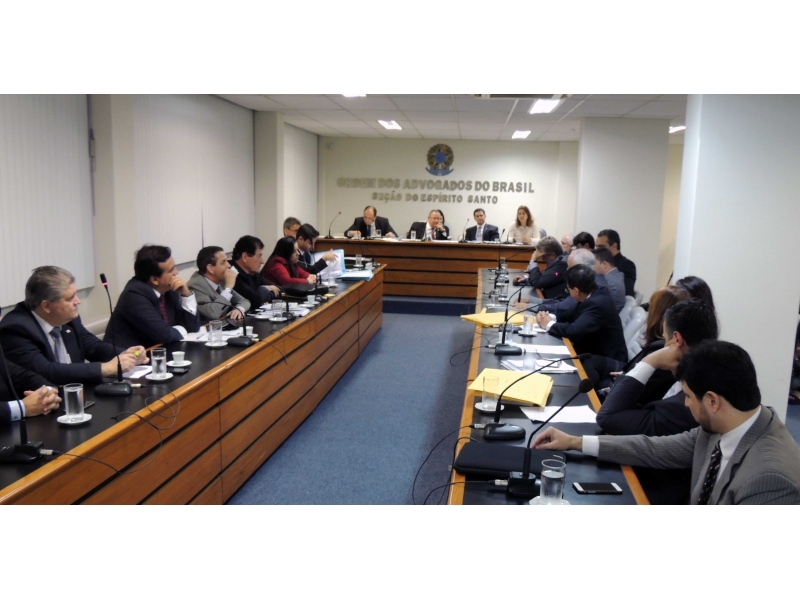 Reunião do Conselho Seccional. Foto: Divulgação.