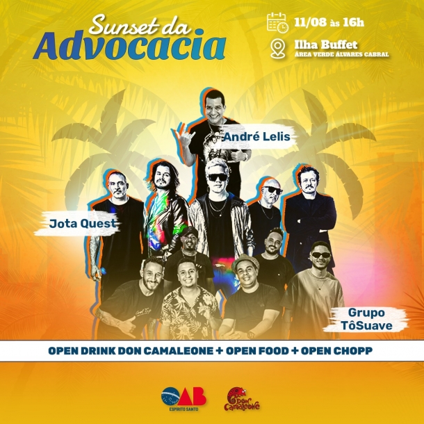 Faltando poucos dias para o Sunset da Advocacia, ingressos estão quase esgotados