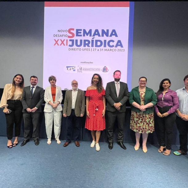 Secretária-Geral Adjunta da OAB-ES participa da XXI Semana Jurídica de Direito da Ufes