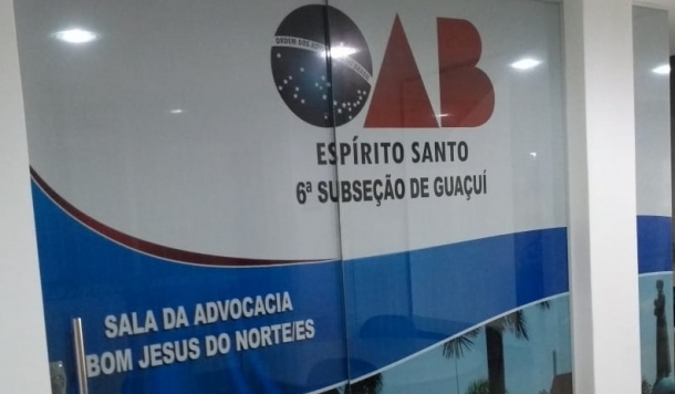 OAB-ES inaugura Sala de Apoio da Advocacia em Bom Jesus do Norte nesta quinta-feira (2)