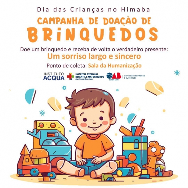 Comissão da Infância e Juventude da OAB-ES lança Campanha de Doação de Brinquedos no mês das crianças