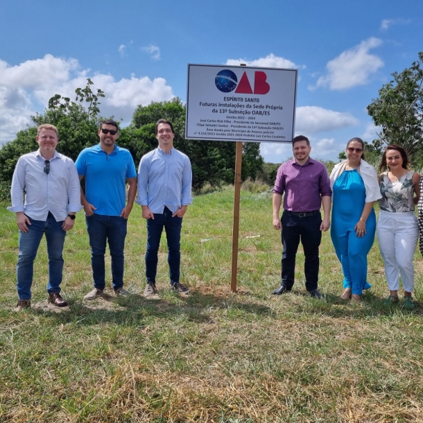 Secretário-geral da OAB-ES participa de entrega simbólica de terreno para construção de sede própria de Aracruz