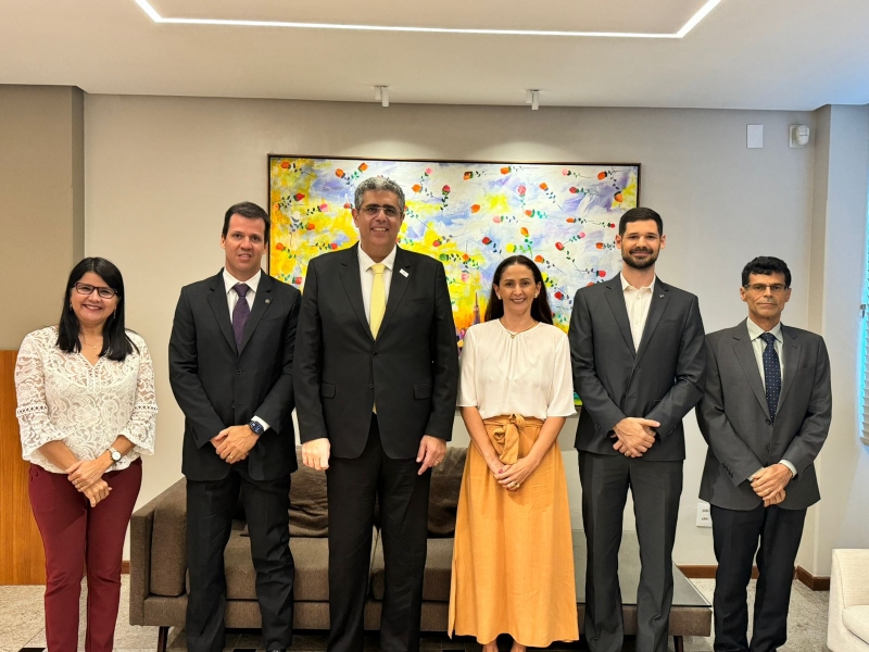 Presidente da OAB-ES recebe representantes da Anafe em visita institucional