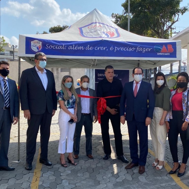 OAB-ES e 17ª Subseção da Serra inauguram serviço de Drive Thru no Fórum Cível do município