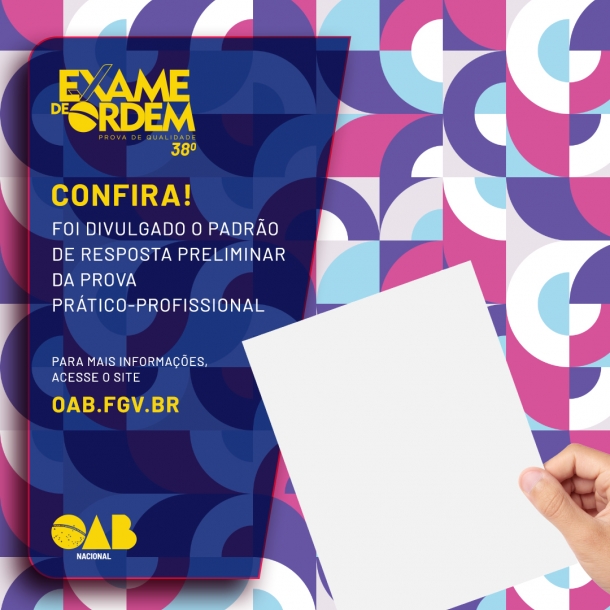 Confira o gabarito preliminar da 2ª fase (prático-profissional) do 38º Exame de Ordem