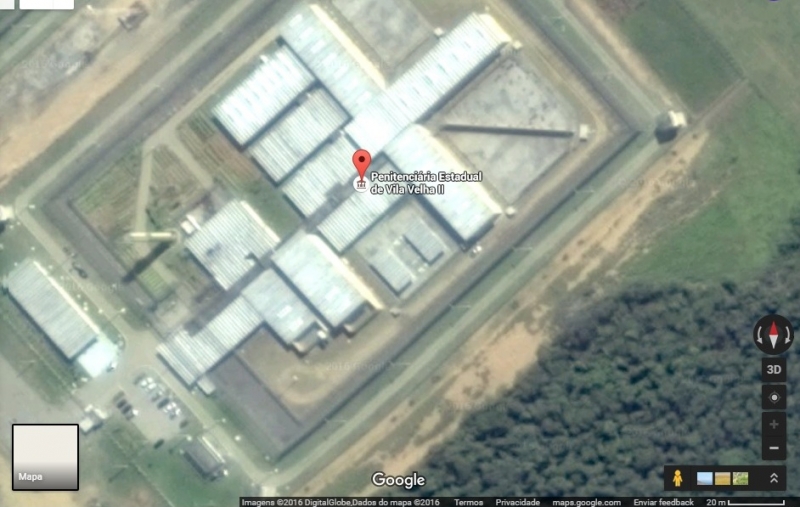 Complexo Penitenciário de Xuri, Vila Velha. Foto: Google Mapas.
