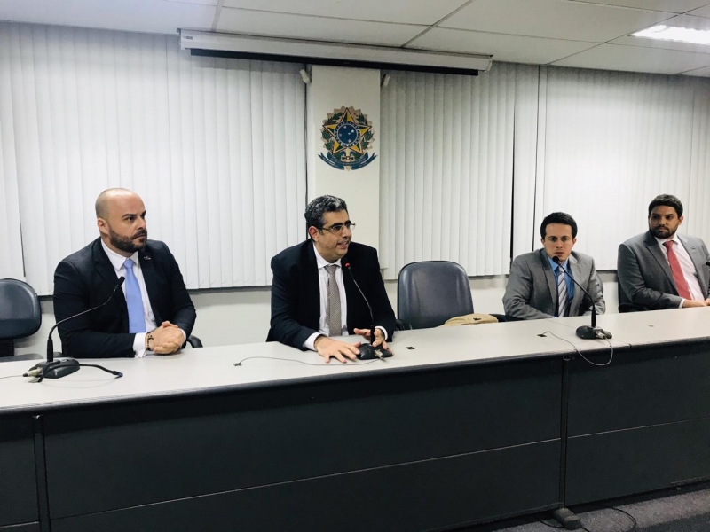 O presidente da OAB-ES, José Carlos Rizk Filho, abriu o primeiro dia de palestras.