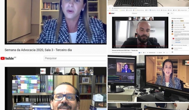 Debates das Comissões da OAB-ES prosseguiram no terceiro dia da Semana da Advocacia 2020
