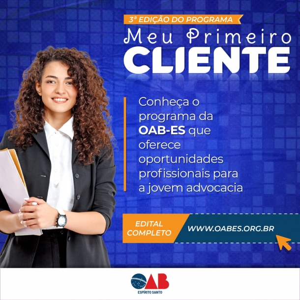 OAB-ES lança 3ª edição do Meu Primeiro Cliente