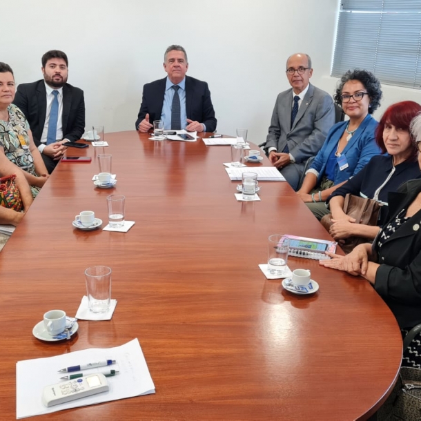 Comissão da Mulher Advogada participa de reunião com presidente e vice-presidente do TRE-ES