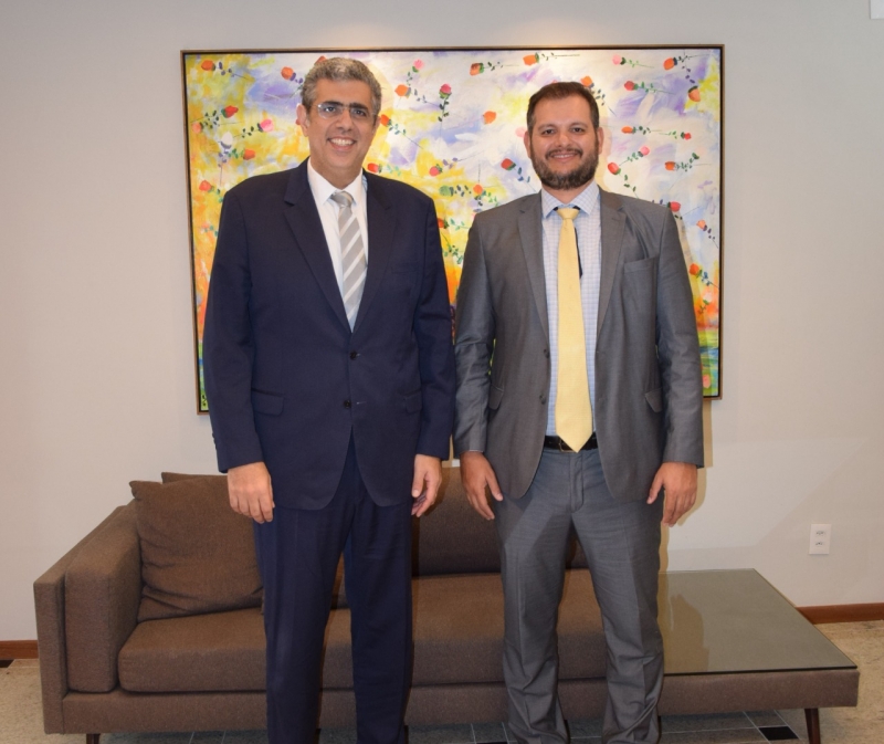 Presidente da OAB-ES, José Carlos Rizk Filho, recebe na Seccional o próximo Defensor Público-Geral do Estado