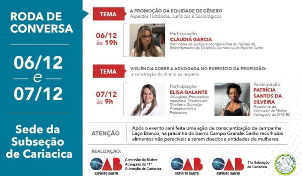 Roda de Conversa em Cariacica fomenta debate sobre violência contra as mulheres