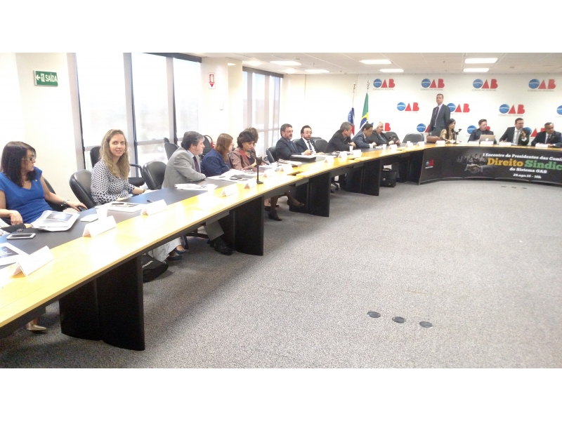 I Encontro dos Presidentes das Comissões de Direito Sindical das Seccionais da OAB