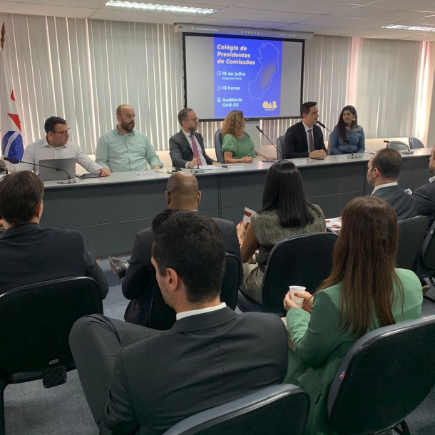 OAB-ES realiza Colégio de Presidentes das Comissões