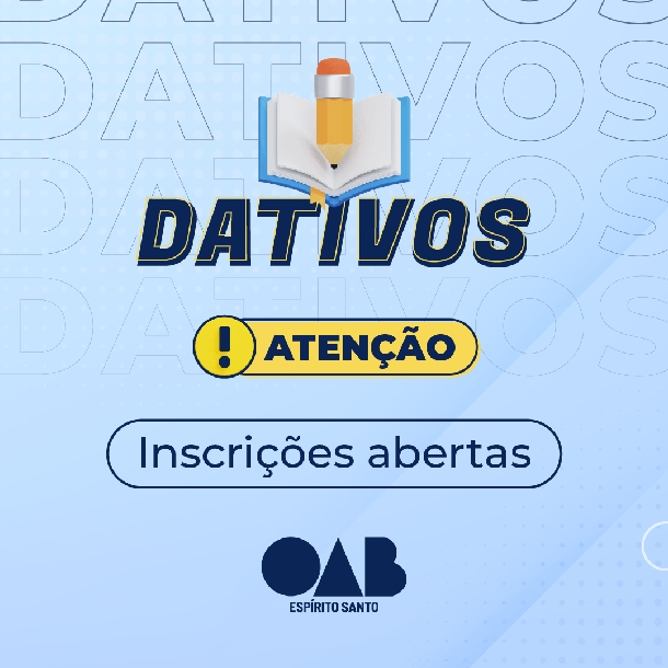OAB-ES abre inscrições nesta quarta-feira (01/03) para cadastro de advogados e advogadas Dativos