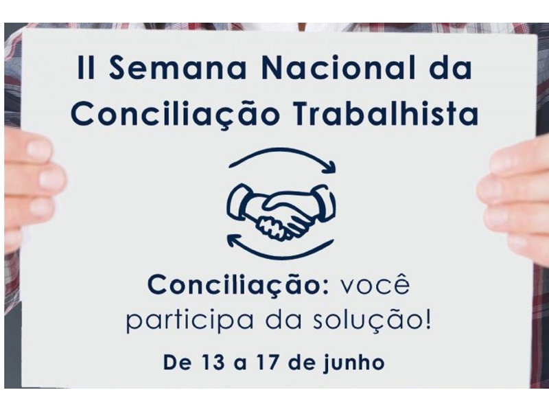 Campanha será em junho. Foto: Divulgação/TRT-ES.